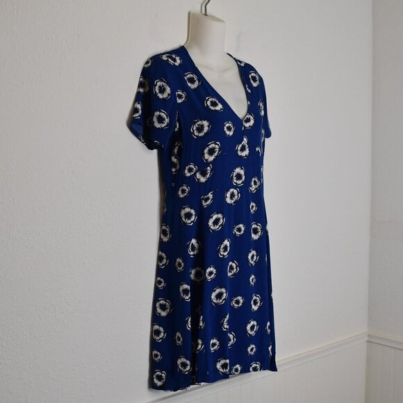 GAP Floral Babydoll Dress Sz 8 Retro 90s Cottagecore Prairie Boho Sundress Party - Picture 4 of 16